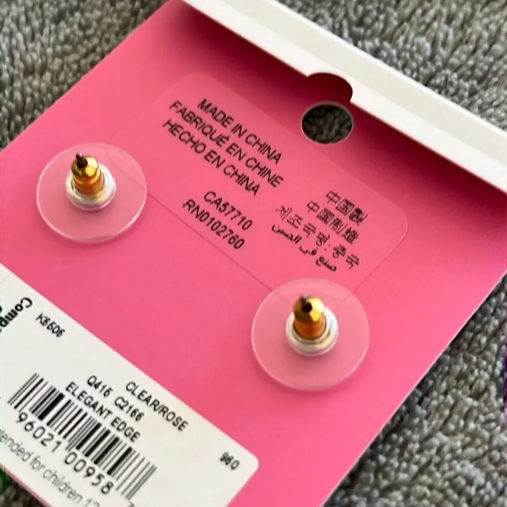 NWT KATE SPADE | Round studs rose gold I